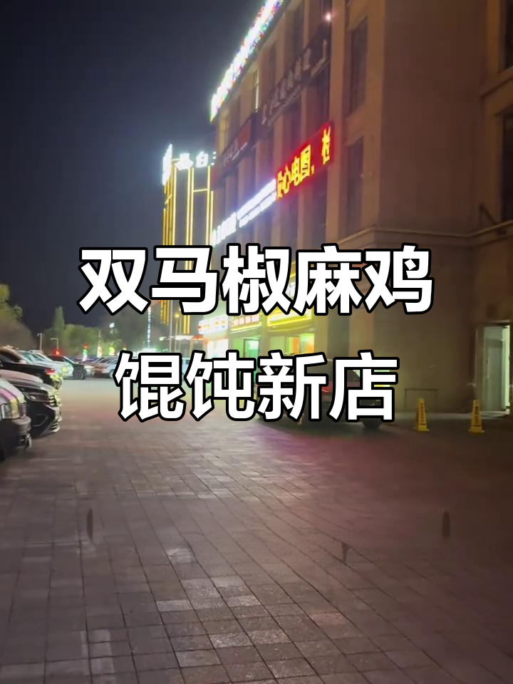 富康双马椒麻鸡馄饨,装修中即将亮相公园六号三分店