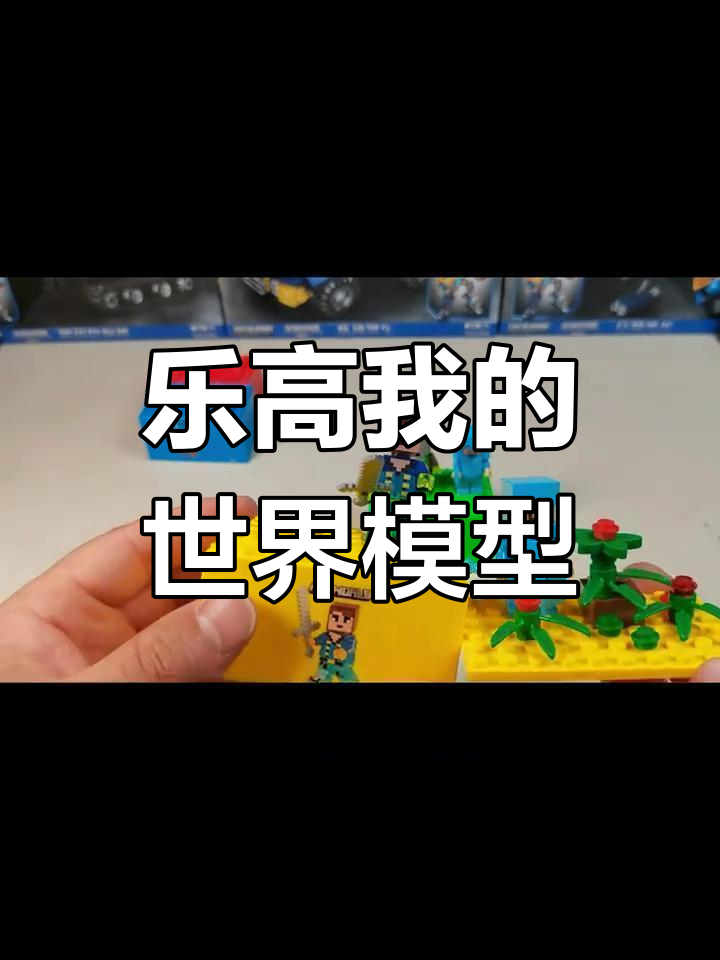 我的世界乐高积木拼装展示,隐藏款水晶人仔大揭秘