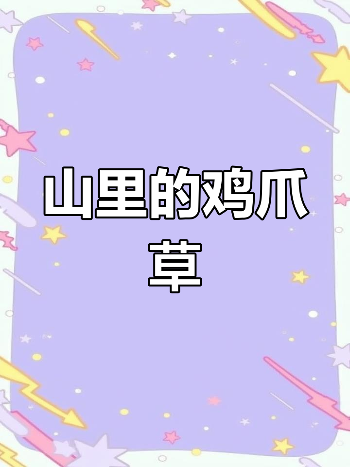 山里常见“鸡爪草”,竟是宝贝!价格惊人,赶紧了解