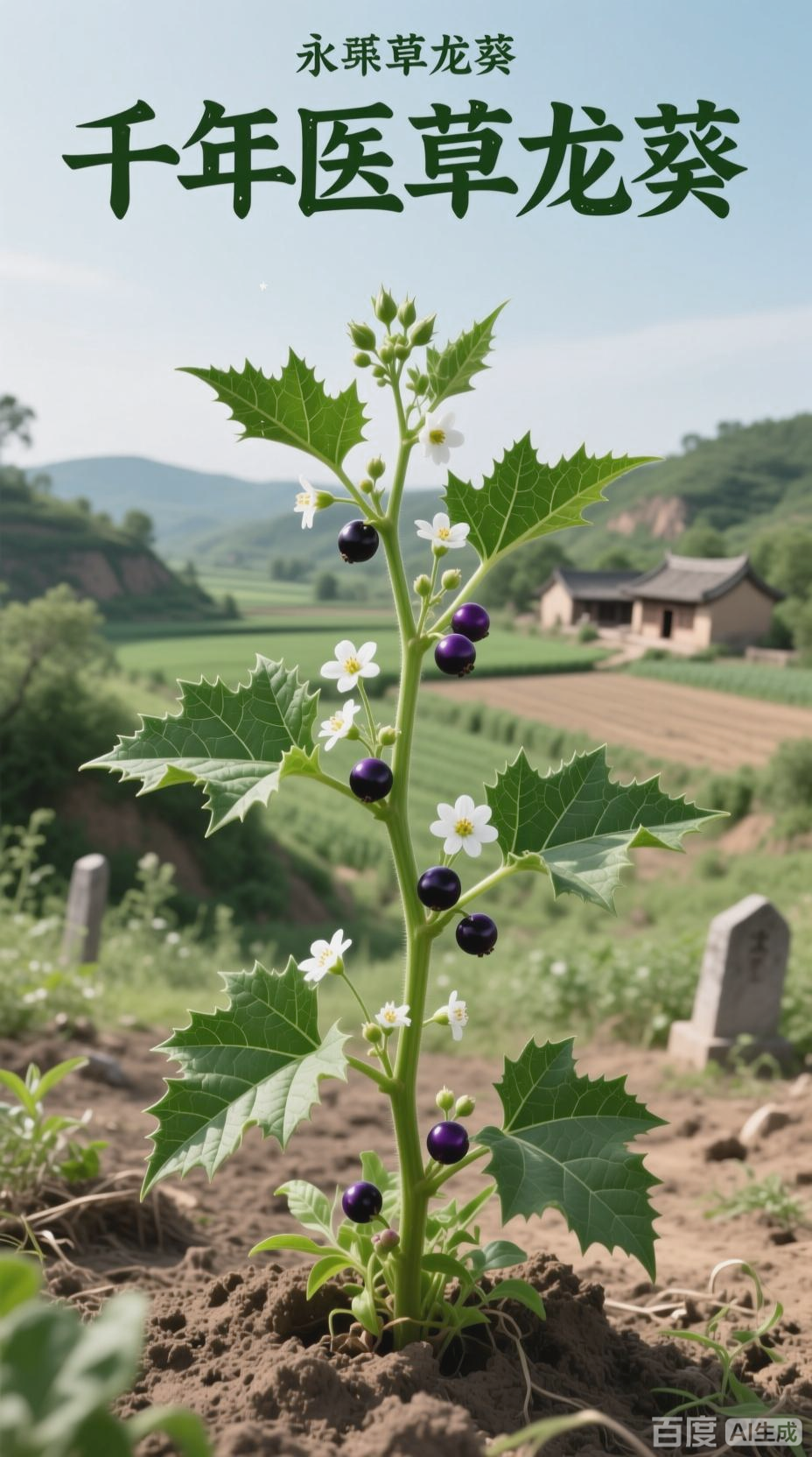 听故事学中药，揭秘龙葵的神奇功效与传说