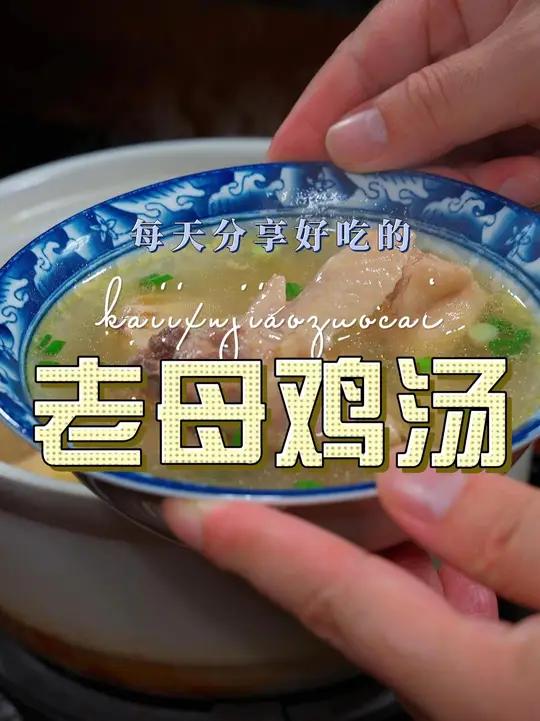 老母鸡汤 鸡汤这样炖好喝又简单，喜欢喝汤的赶紧试试吧