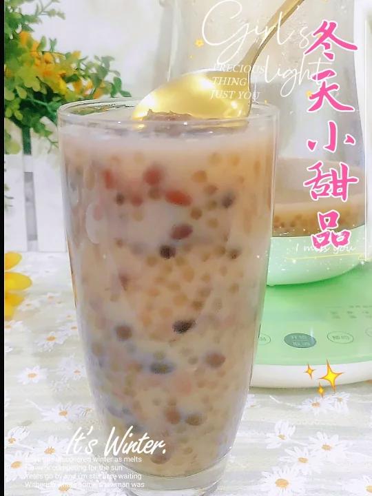 在家也能做比珍珠奶茶更好喝的红豆西米奶茶