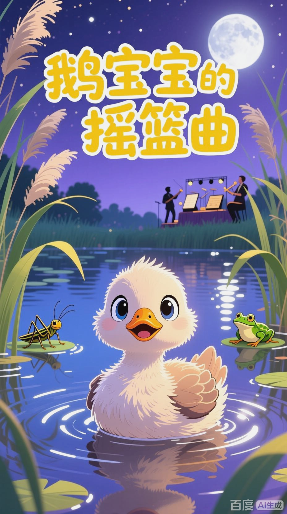 睡不着的鹅宝宝睡前故事