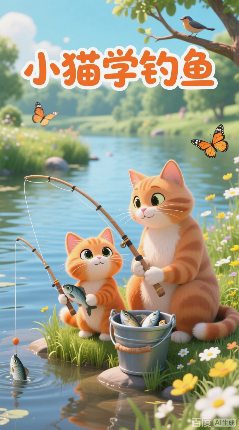小猫钓鱼的寓言启示