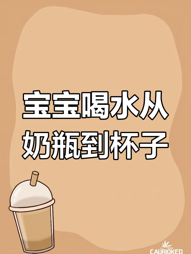 6个月后换鸭嘴杯,1岁改用吸管杯