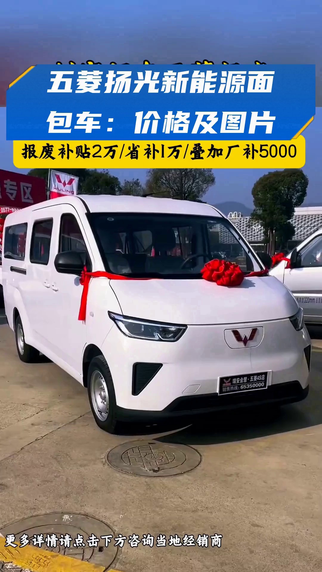 五菱扬光新能源面包车:价格及图片