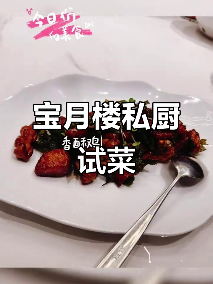 宝月楼阳春小院私房菜试吃,味道超惊艳!