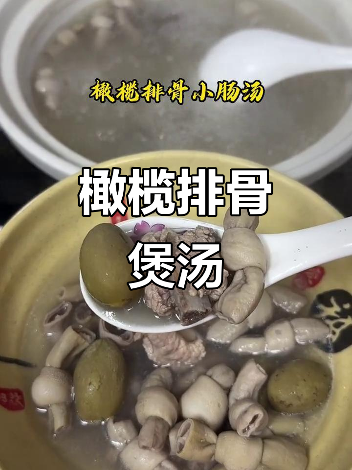 闽南经典橄榄排骨小肠汤,香气四溢让人怀念