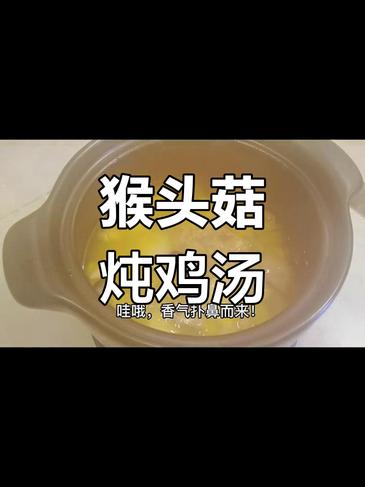猴头菇炖鸡汤,香气扑鼻暖心又养胃