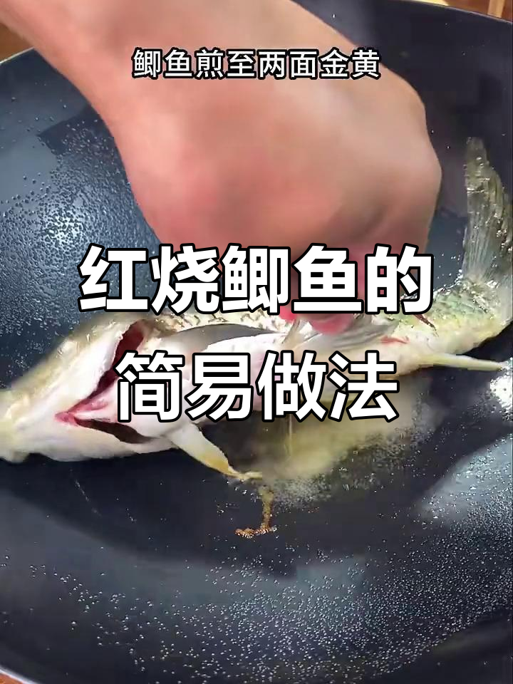 简单又好吃的红烧鲫鱼,家常做法大揭秘