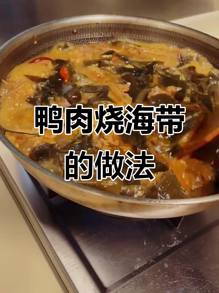 鸭子烧海带，香辣美味轻松做