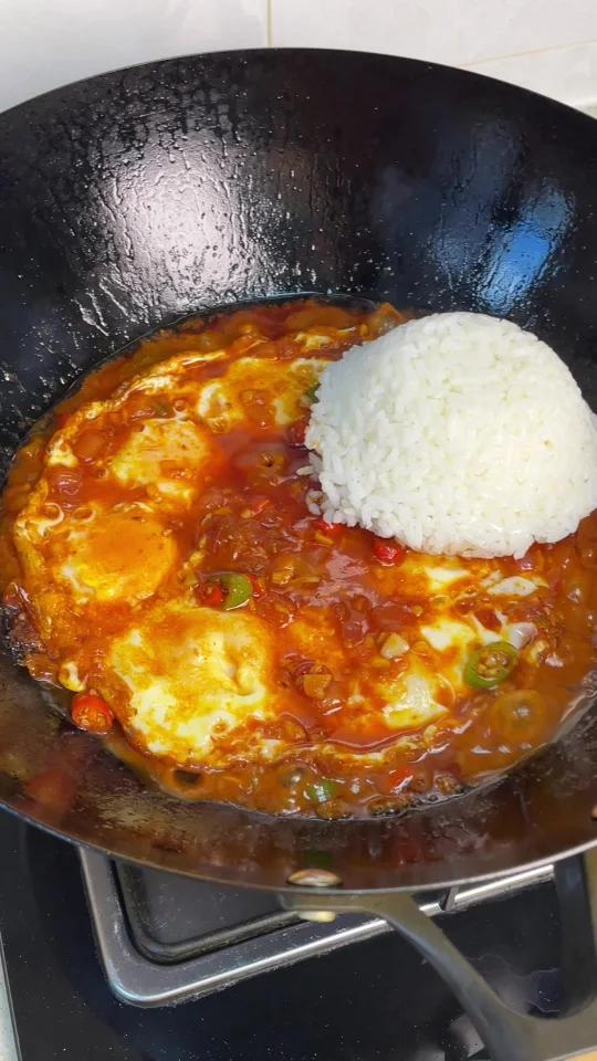 米村同款石锅鸡蛋拌饭!真的超级好吃!