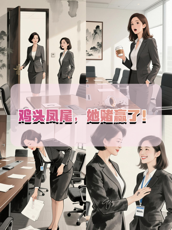 被嘲“凤尾”的她,逆袭成行业鸡头后,前上司跪求合作