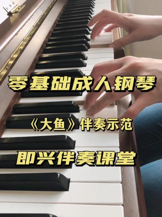 成人钢琴即兴伴奏课堂《大鱼》