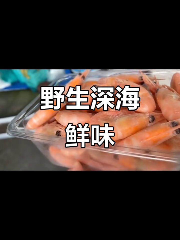 北极甜虾,深海野生,满籽美味,明天新鲜到货!