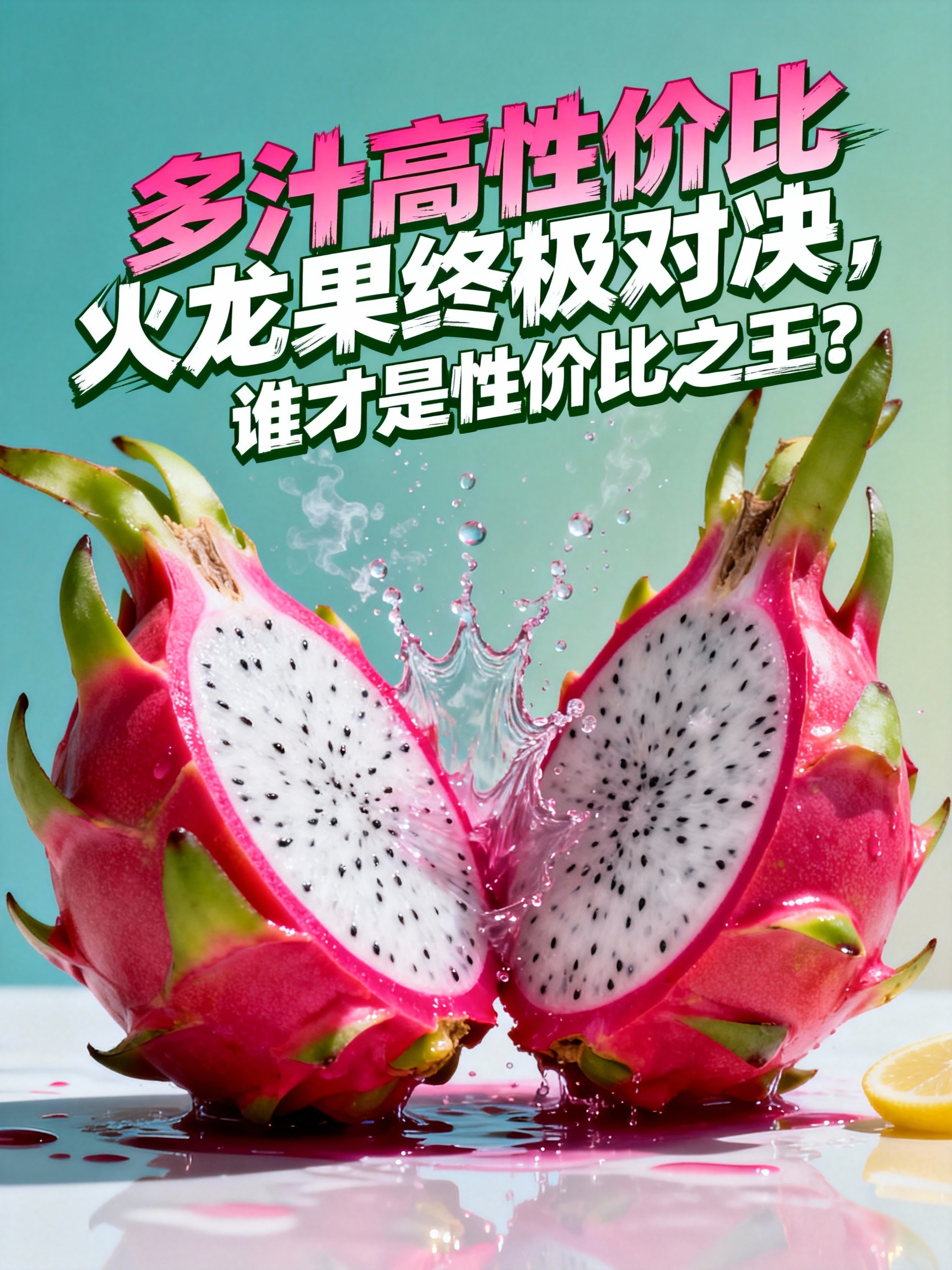 红心白心火龙果终极对决，谁才是性价比之王？