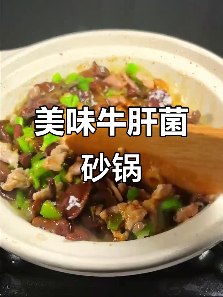 牛肝菌砂锅肉片,鲜美又营养,尝过让人怀念