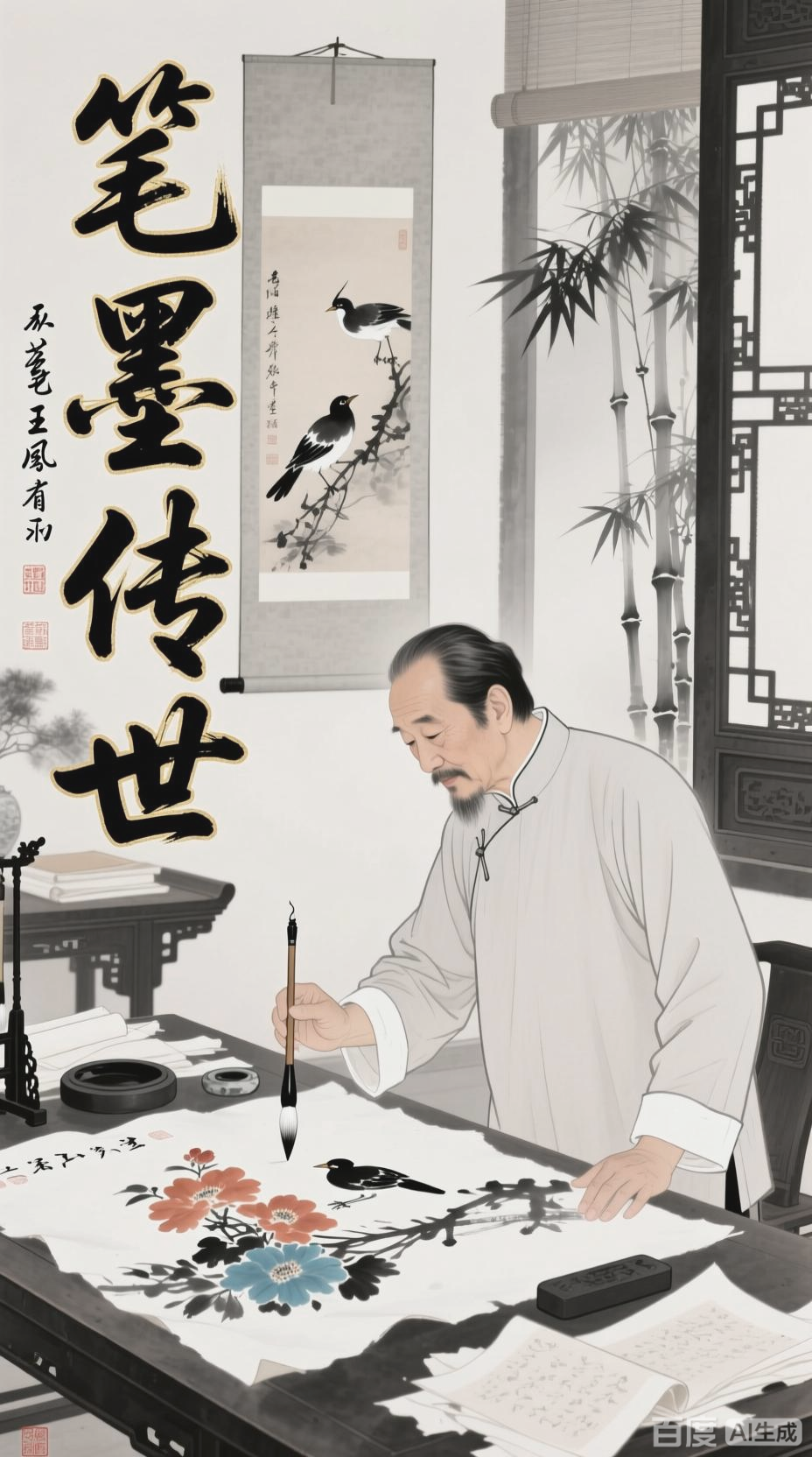 京津画派大写意画家王凤年