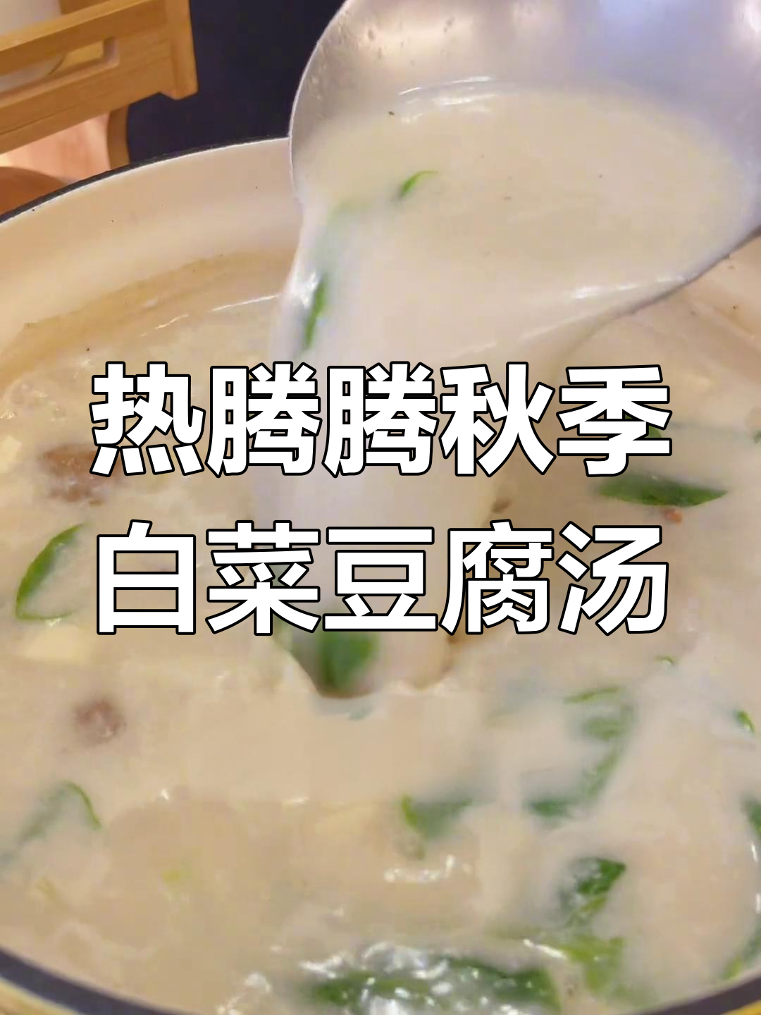 秋日暖汤,白菜豆腐与肉丸的完美搭配