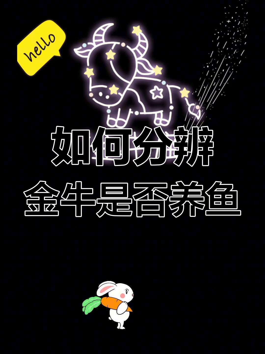 金牛座如何让你成为他的“鱼”