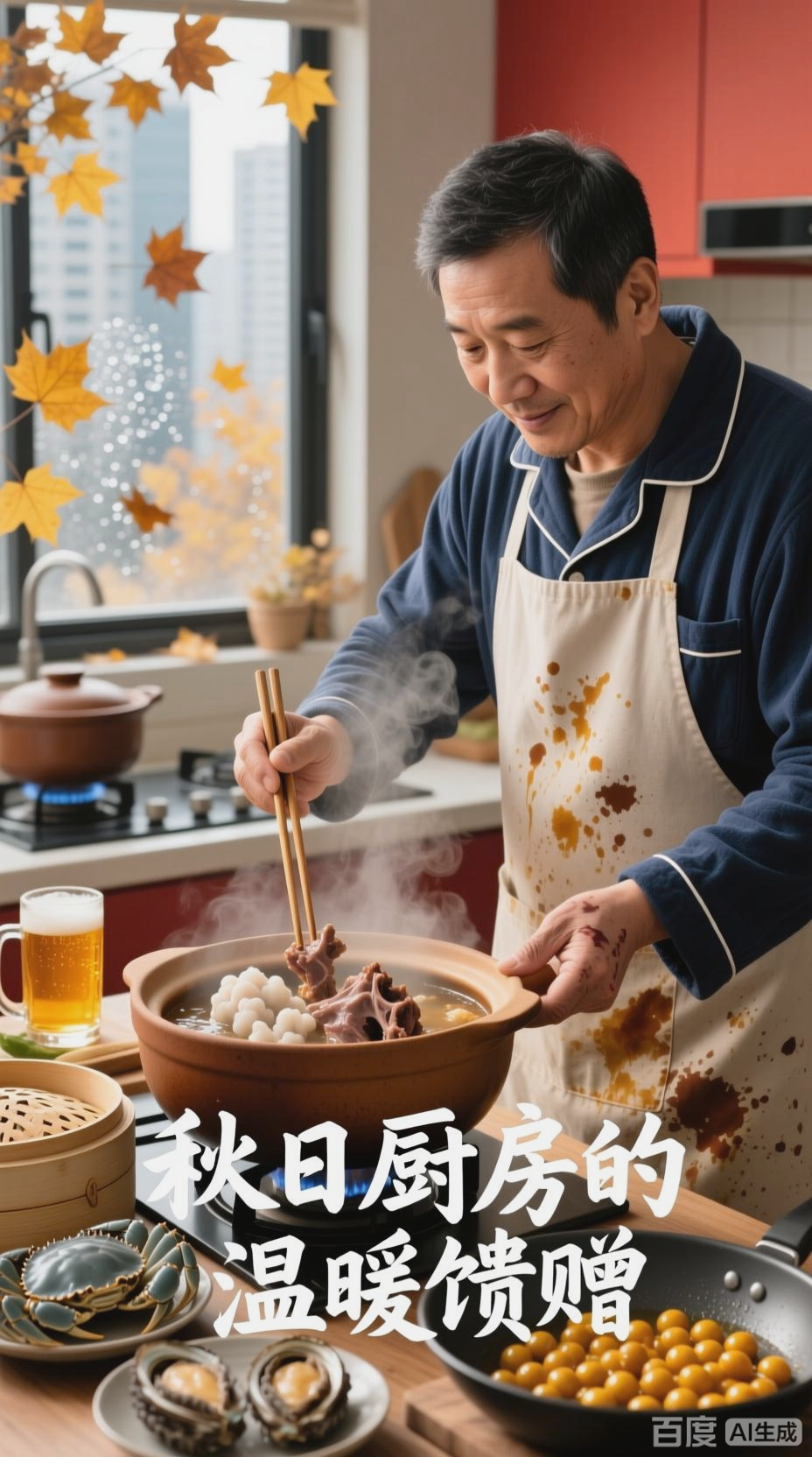 美食与亲情的温馨传递