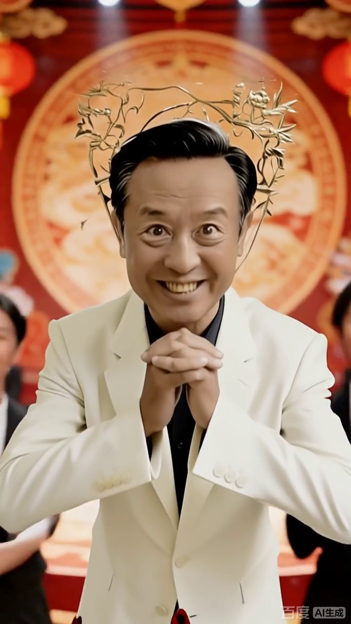 金饰大叔笑出表情包