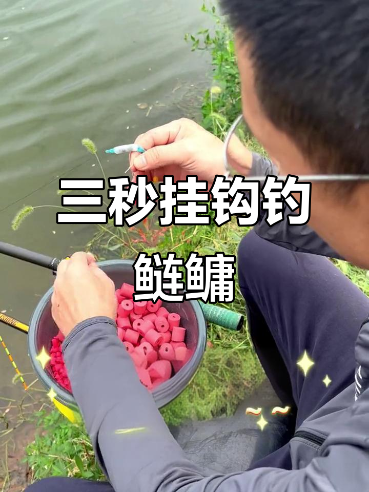 鲢鳙颗粒轻松挂钩,三秒上饵五秒抛竿