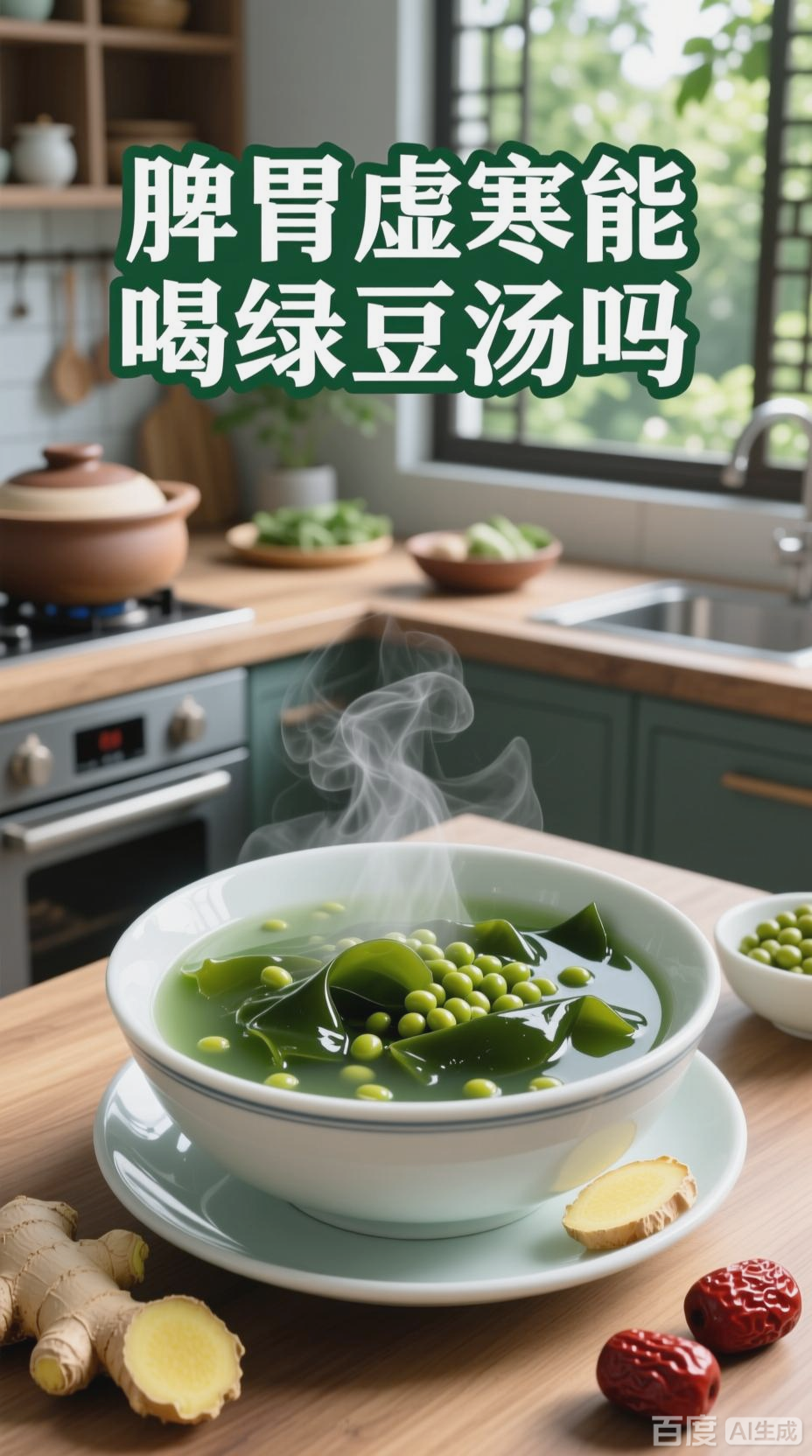 喝绿豆汤加海带,脾胃虚寒者能否享用?