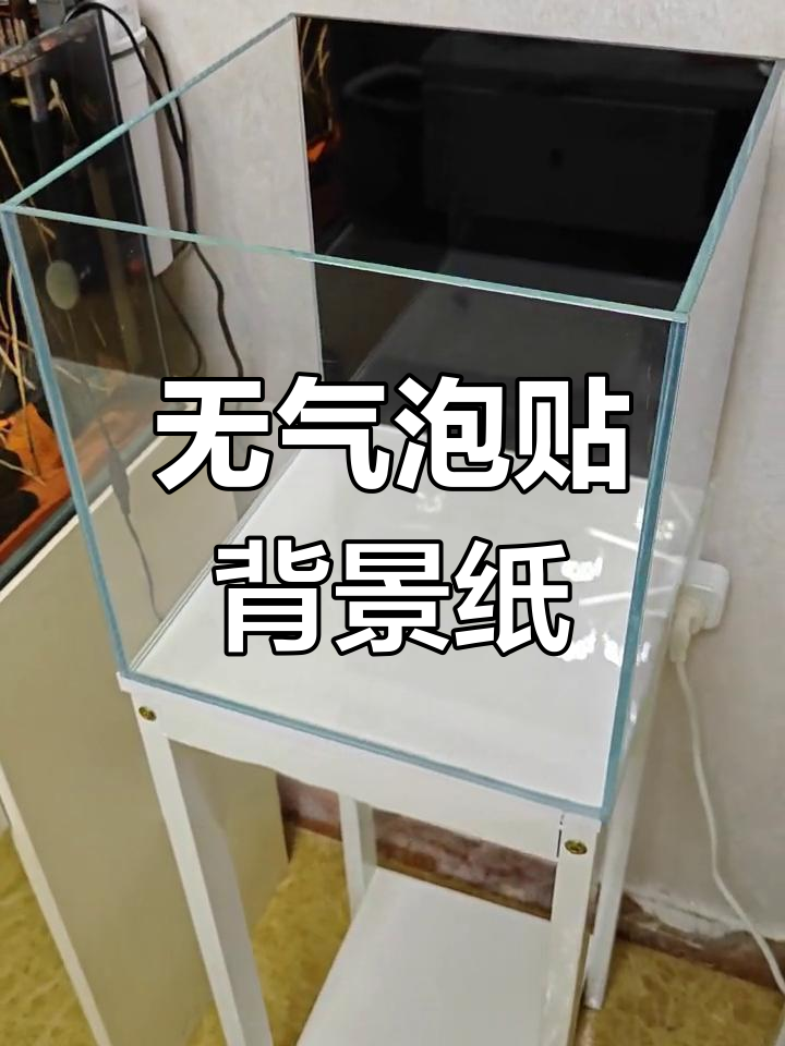 鱼缸背景纸贴法技巧,轻松去除气泡