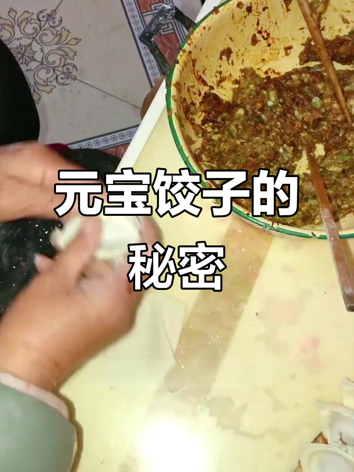 信阳饺子10秒一个,元宝造型独特!你们怎么包?