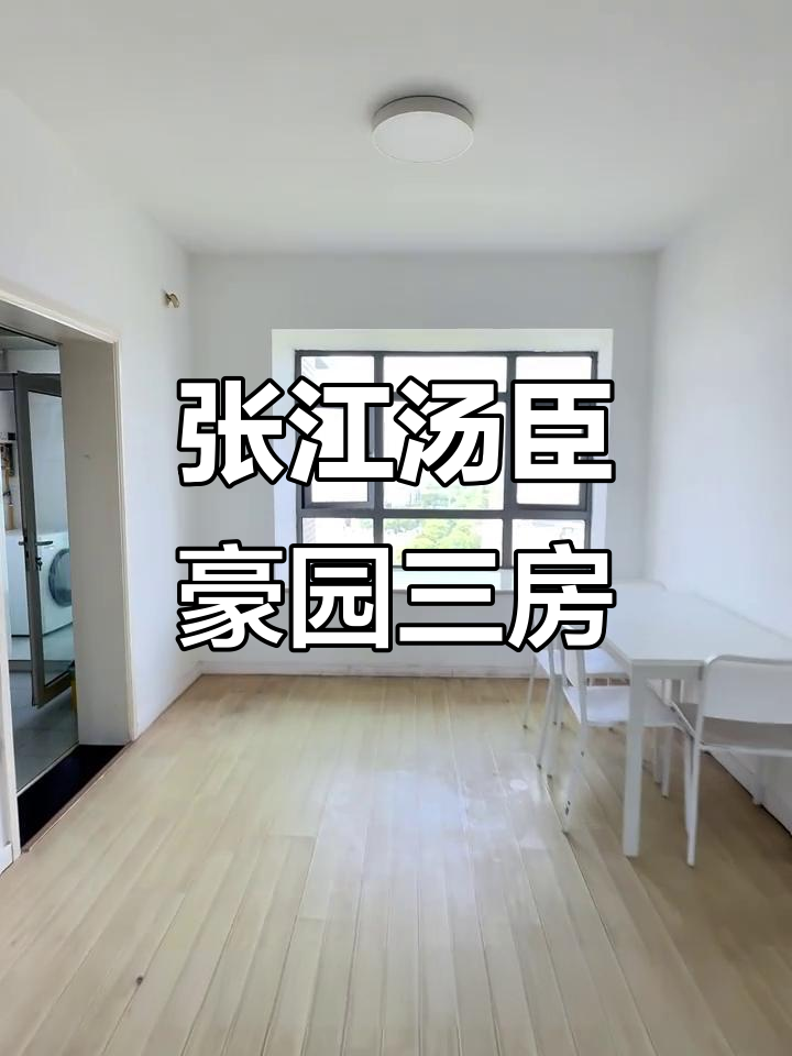 张江汤臣豪园三房,南北通透送车位,预算1200万以内可拿下