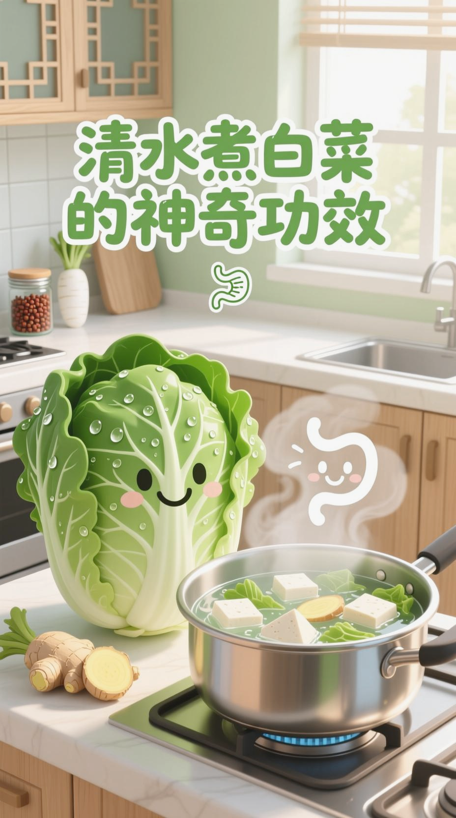 清水煮白菜，养生新体验