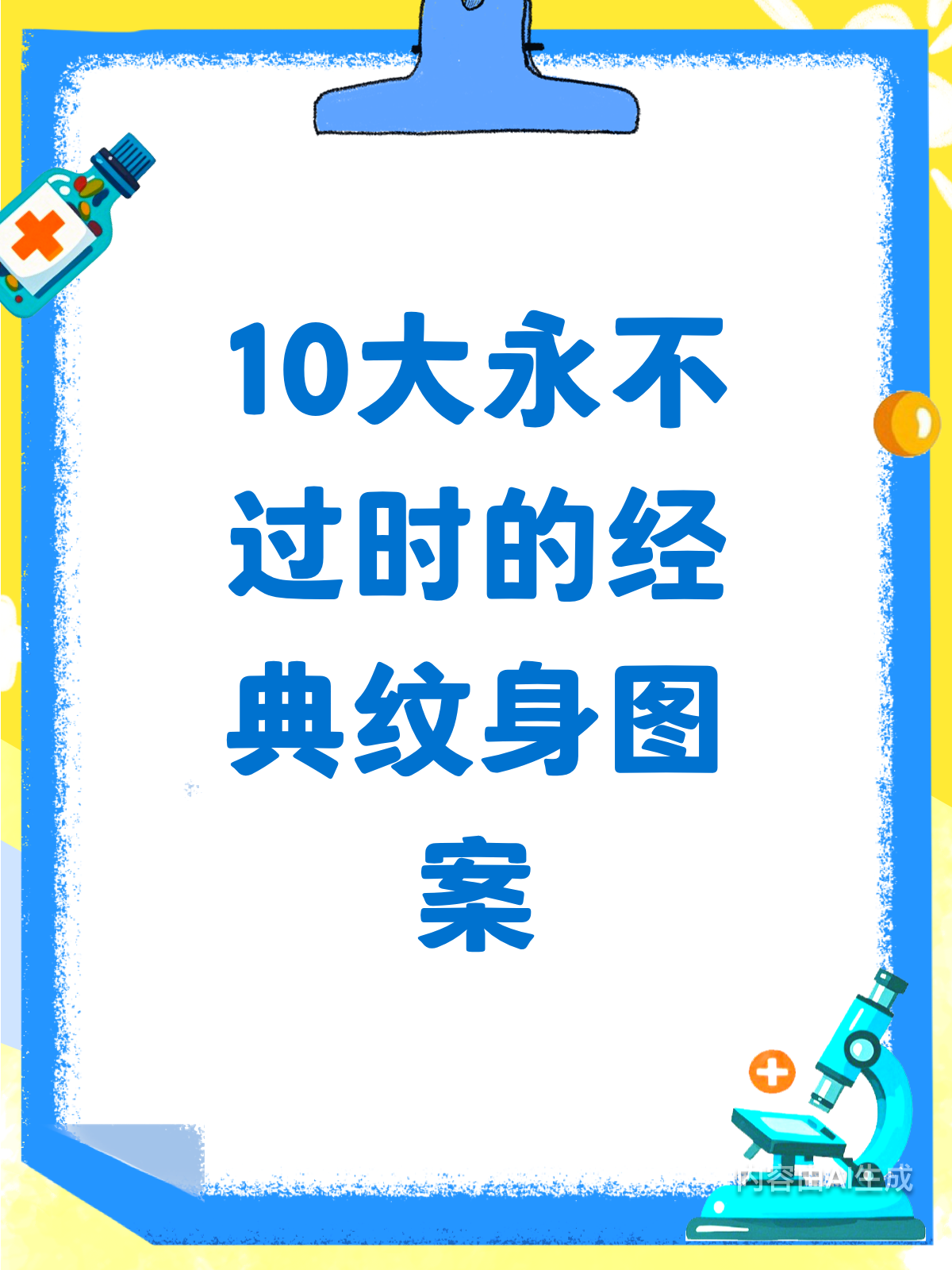 10大经典纹身图案,纹上就是潮流本身!