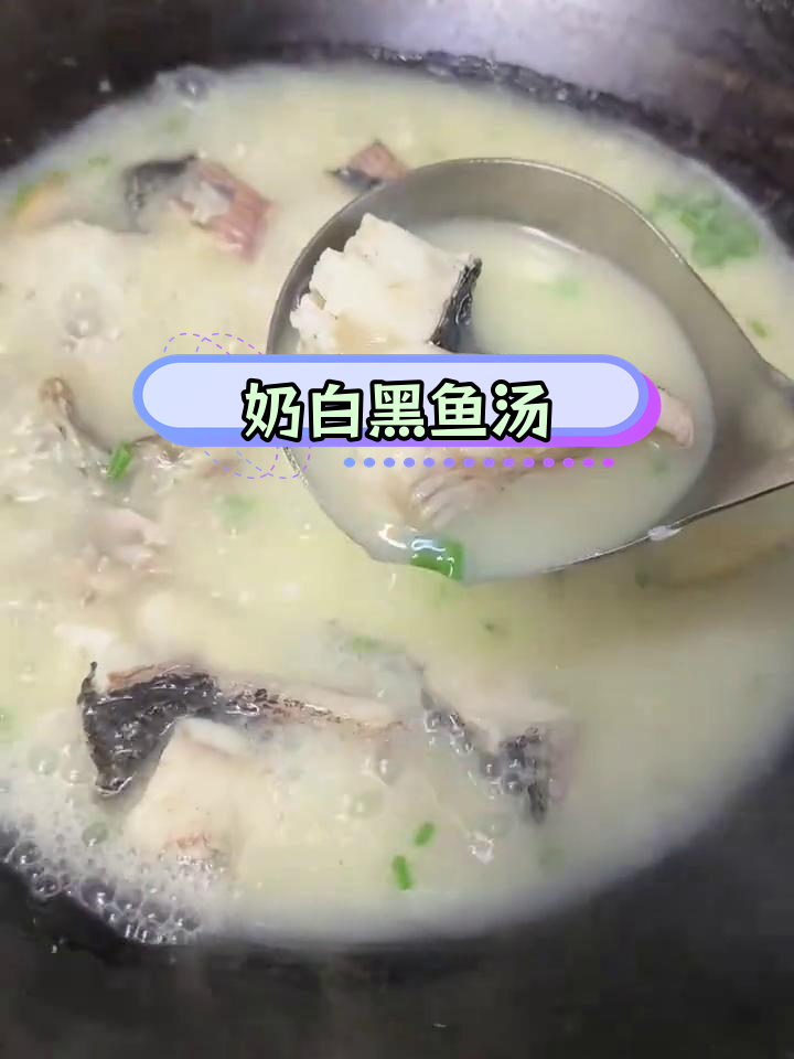 黑鱼汤的家常做法,鲜美滋补