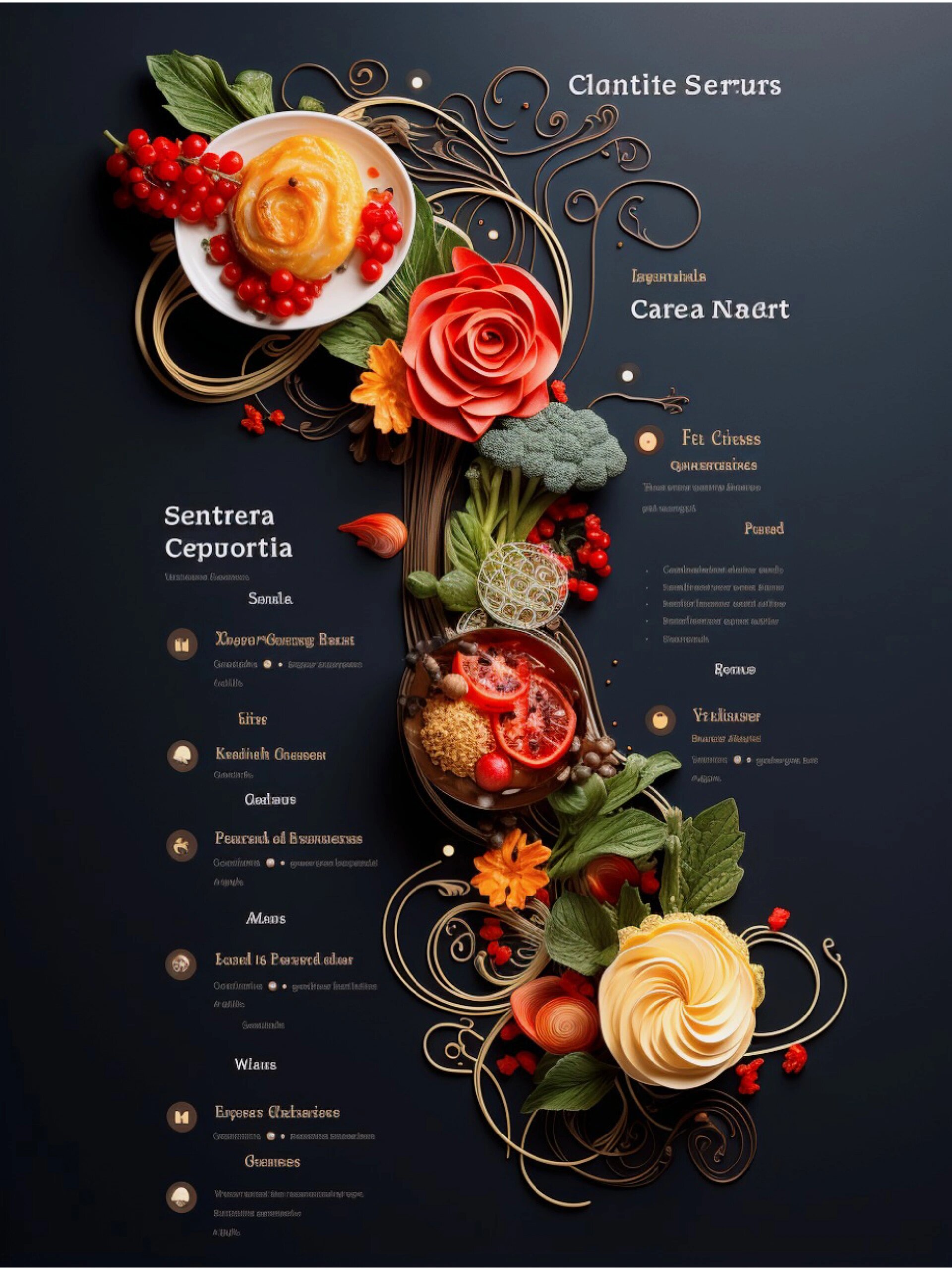 酒店餐饮菜单创意设计分享