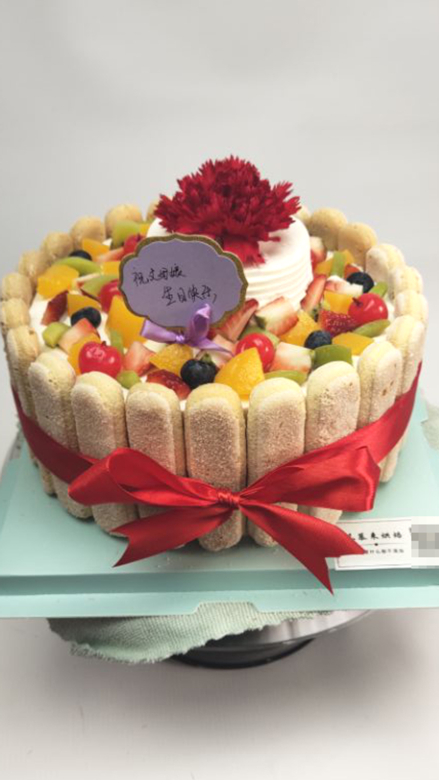 送给妈妈的生日蛋糕,祝天下老妈貌美如花、顿顿都有肉吃、岁岁有钱花