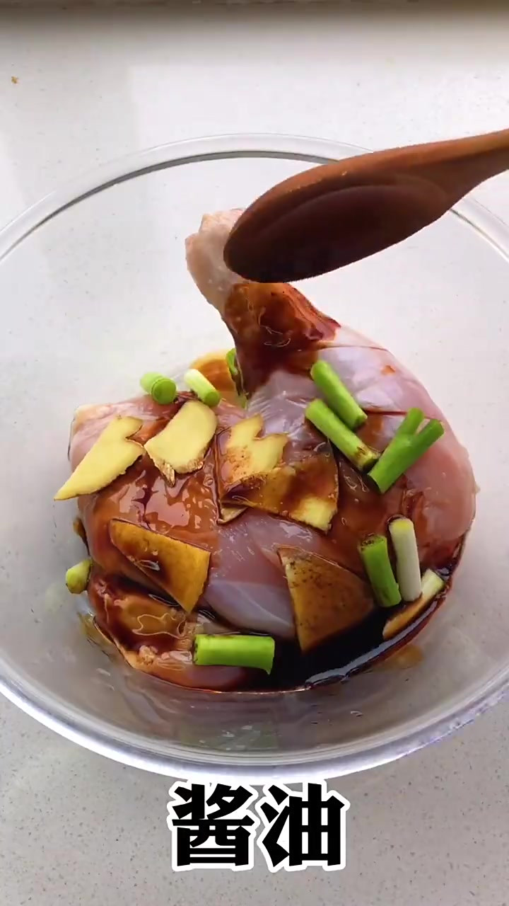 低脂无油蒸鸡大腿