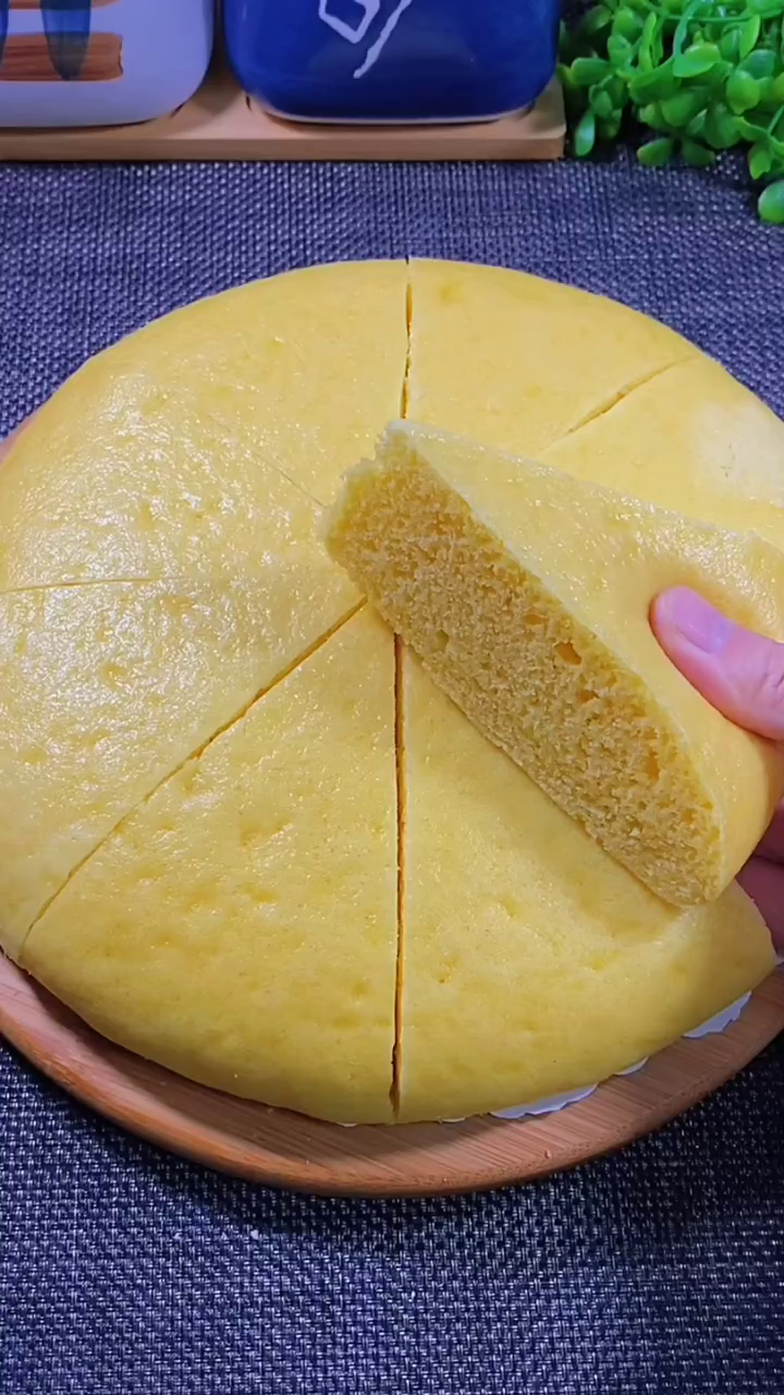 好好吃啊,玉米面发糕