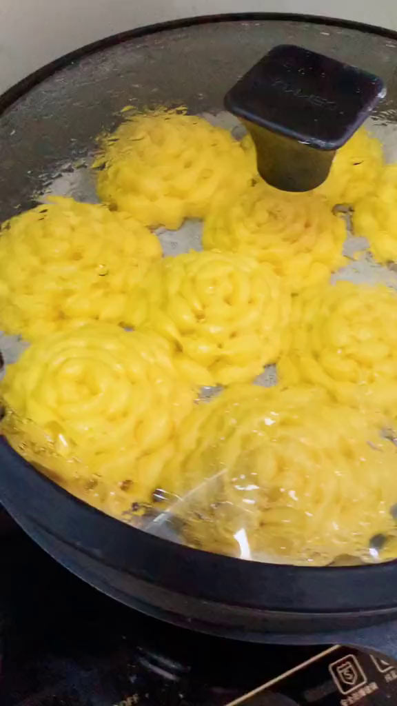 南瓜花馒头!每次不管做