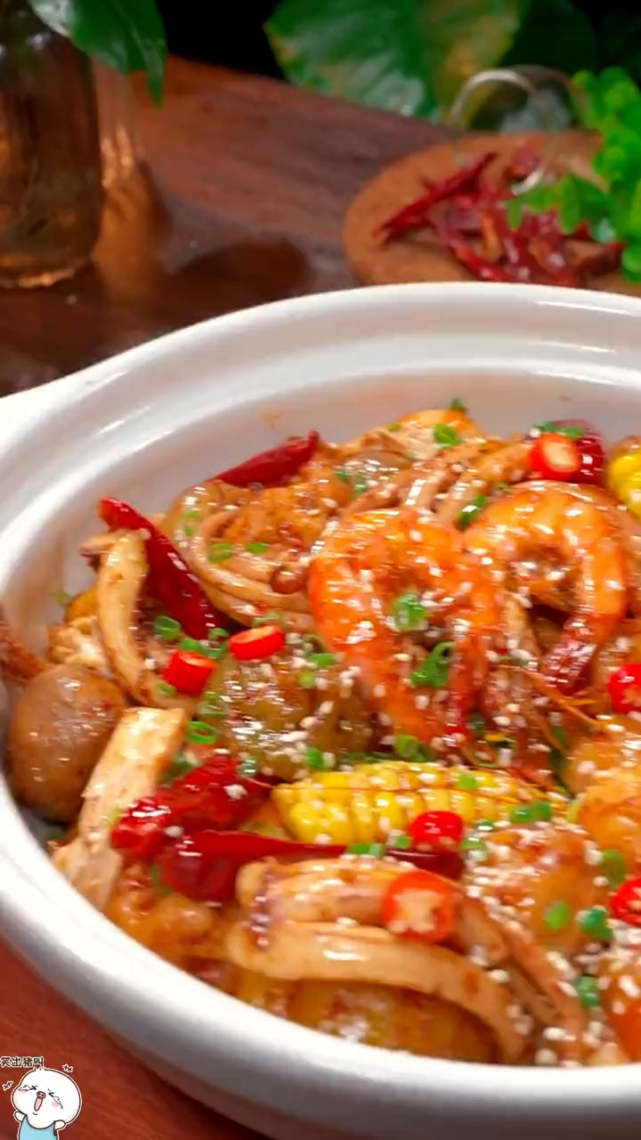 麻辣香锅,在家也能做,自己搭配食材