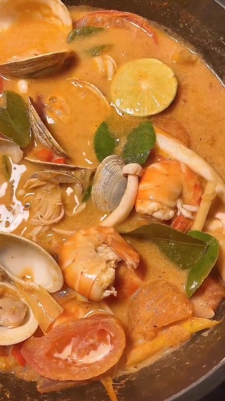 减肥食谱一日三餐|低卡汤冬阴功