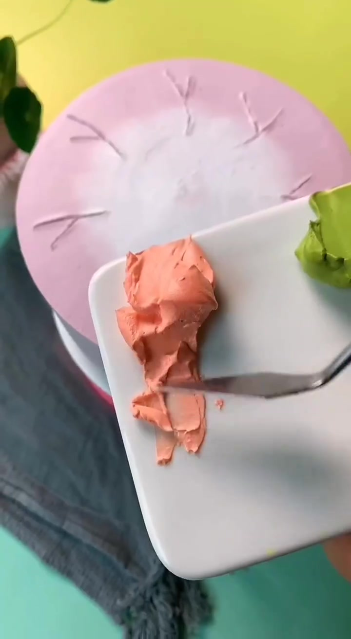 2021新款刮刀花风格蛋糕