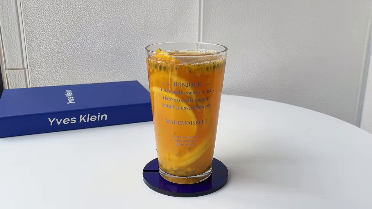 冬季热饮♀甜橙百香热红茶酸甜可口