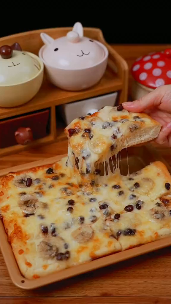 自制香蕉披萨披萨美食教程