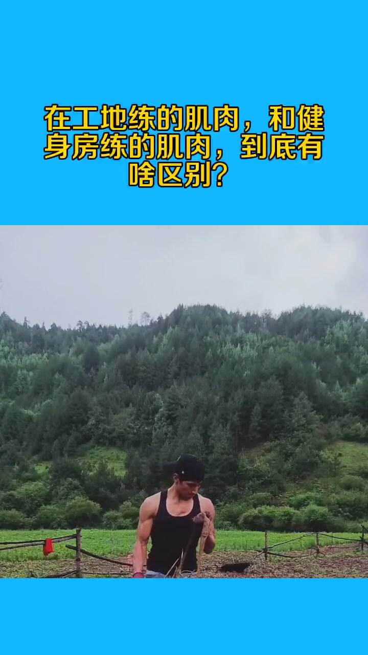 在工地练的肌肉,和健身房练的肌肉,到底有啥区别?