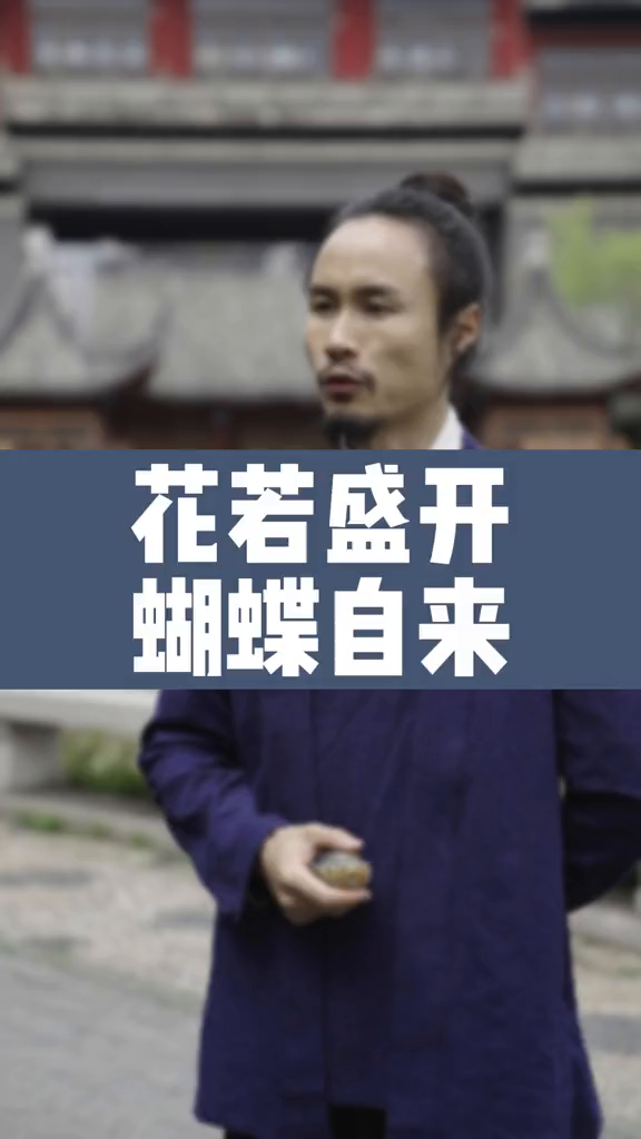 华若盛开,蝴蝶自来