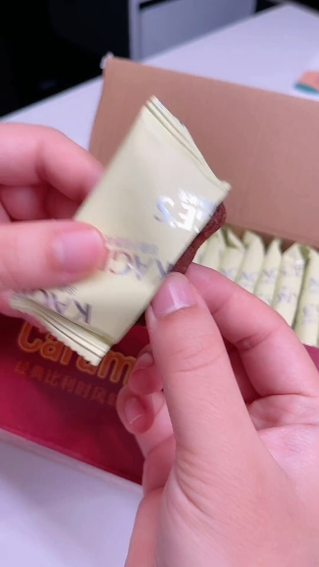 发现一款特别好吃的焦糖饼干