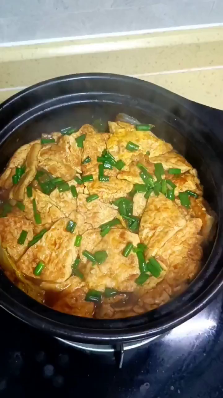 简单好吃的白菜豆腐煲
