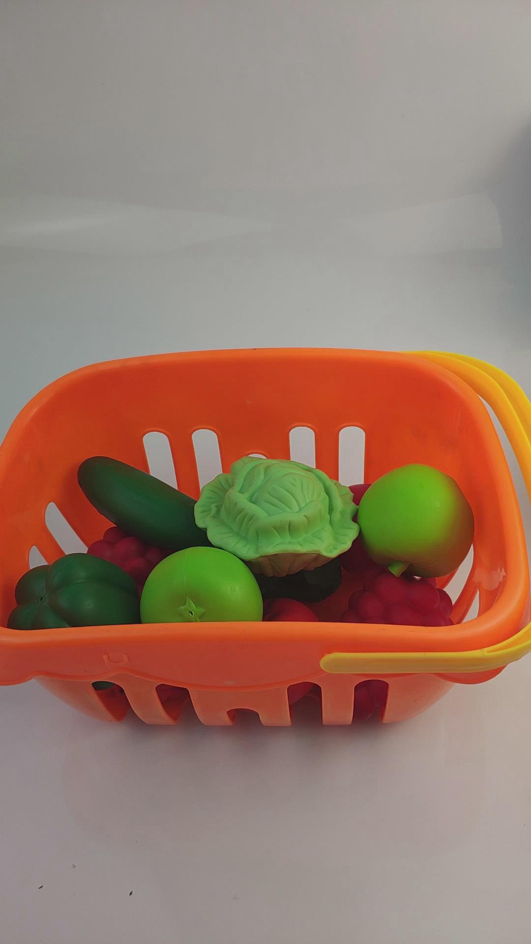 认识黄色,橙色,紫色水果