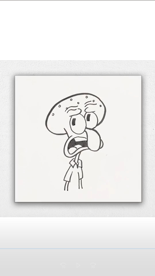 章鱼哥简笔画来啦!